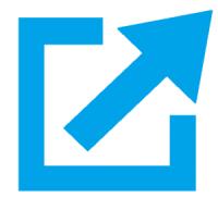 「新しいウィンドウで開く」リンクのアイコンマーク