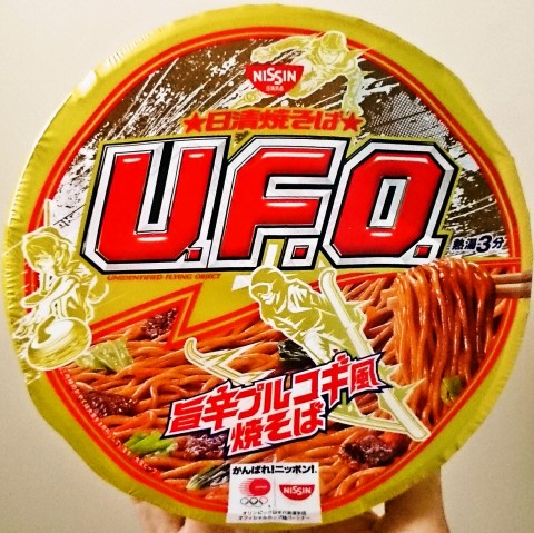 「日清焼そばＵ．Ｆ．Ｏ．旨辛プルコギ風焼そば」
