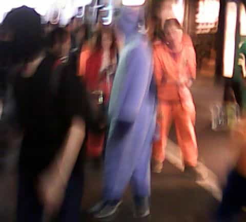 ２０１６年の渋谷の夜のハロウィン