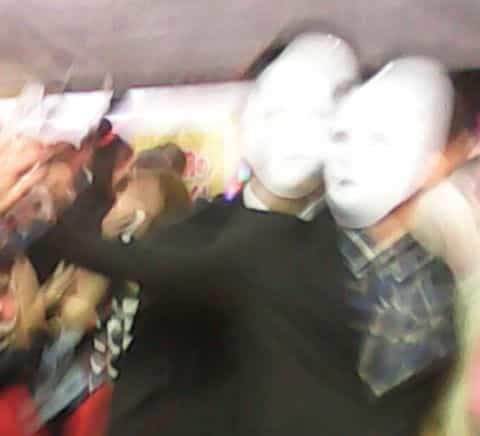 ２０１６年の渋谷の夜のハロウィン