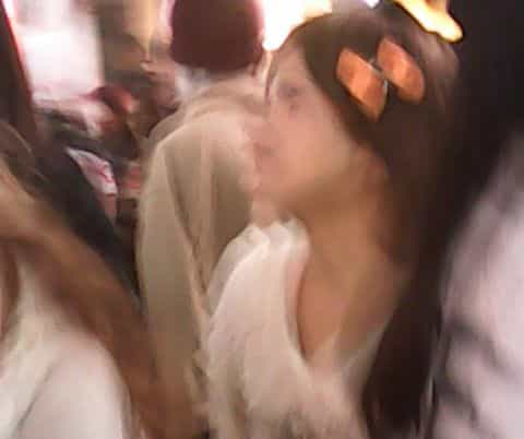 ２０１６年の渋谷の夜のハロウィン