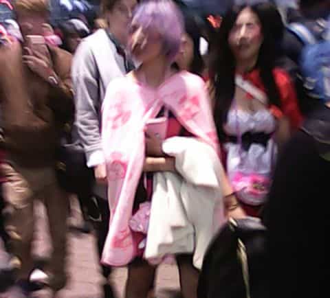 ２０１６年の渋谷の夜のハロウィン