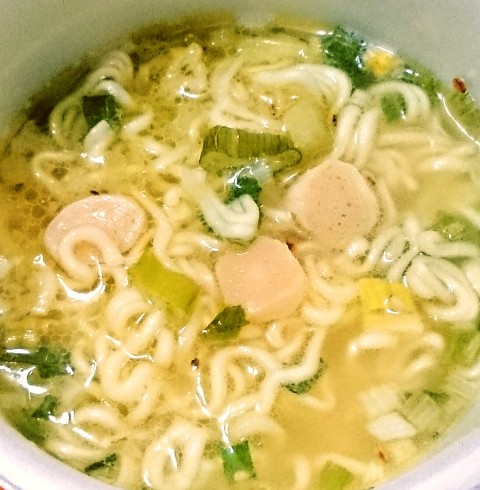 サッポロ一番「塩らーめん ＢＥＳＴレシピ ほたてバター風 タテビッグ」