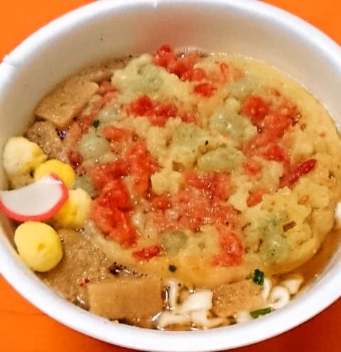 マルちゃん「赤いたぬき天うどん」