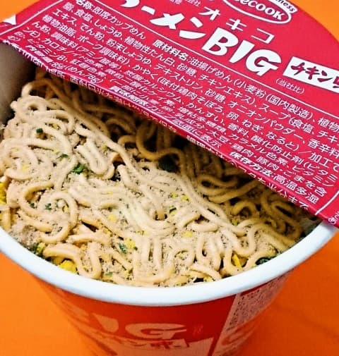 エースコック「オキコラーメンＢＩＧ チキン味」